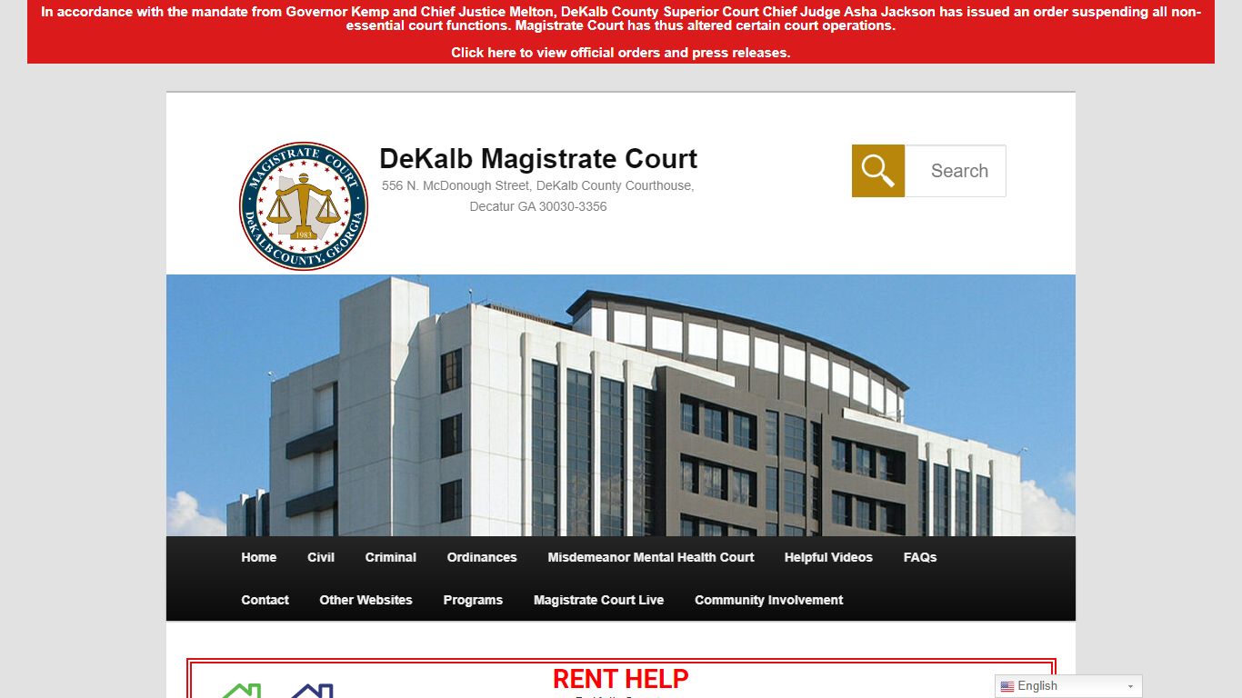 DeKalb Magistrate Court | 556 N. McDonough Street, DeKalb County ...